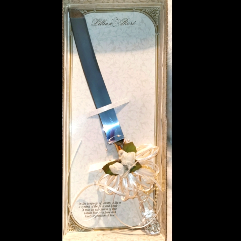 Vintage Lillian Rose Wedding Cake Knife